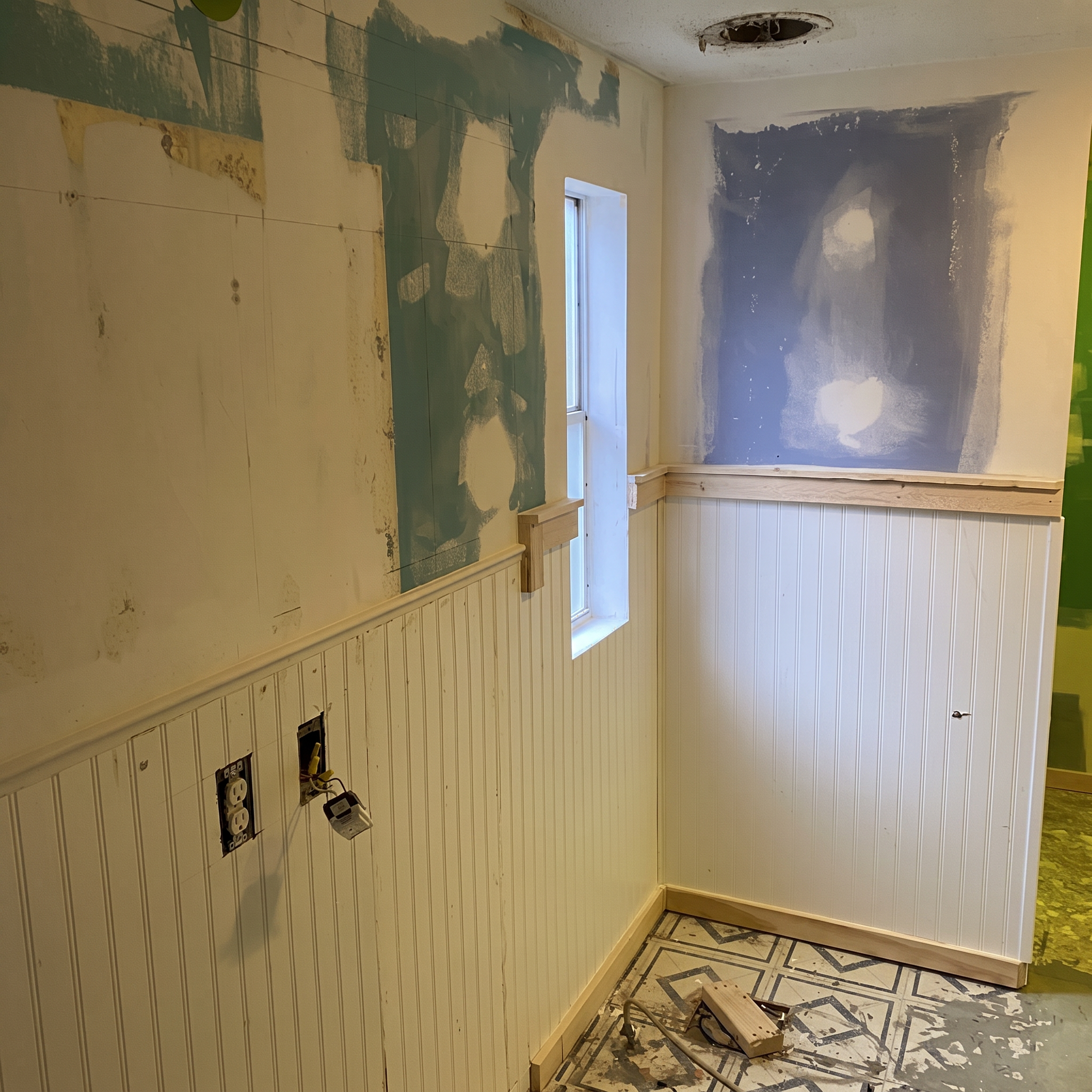 Bathroom remodel and repaint before 2
